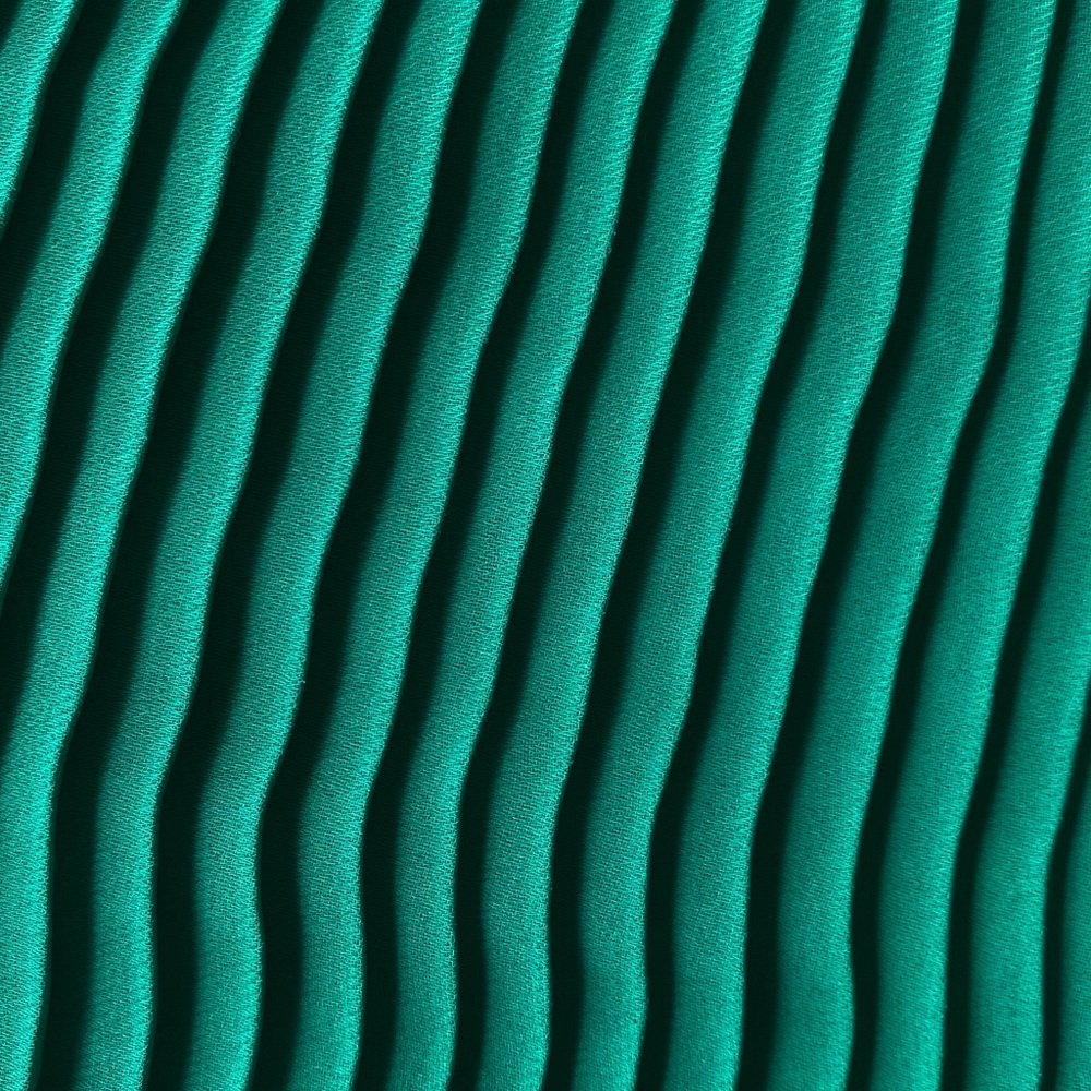 Parker Emerald Green Pleated Layered Mini Dress size XS - Picture 11 of 16